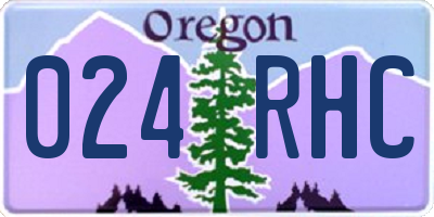 OR license plate 024RHC