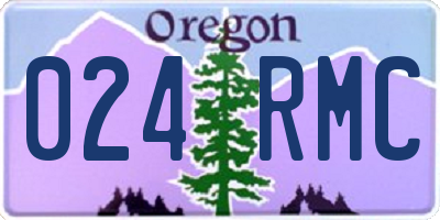 OR license plate 024RMC