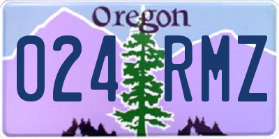OR license plate 024RMZ