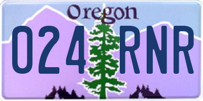 OR license plate 024RNR