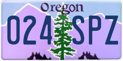 OR license plate 024SPZ