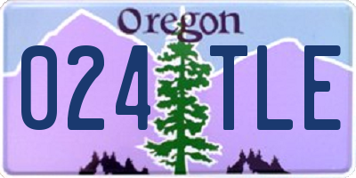 OR license plate 024TLE
