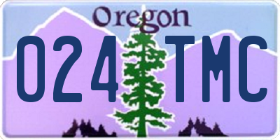 OR license plate 024TMC