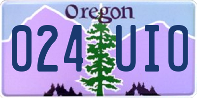 OR license plate 024UIO