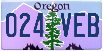 OR license plate 024VEB