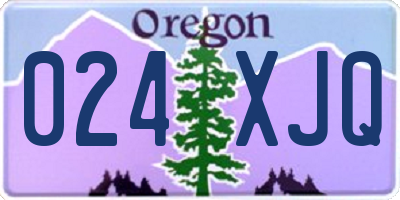 OR license plate 024XJQ