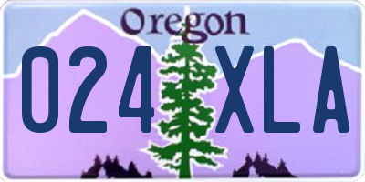 OR license plate 024XLA