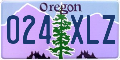 OR license plate 024XLZ
