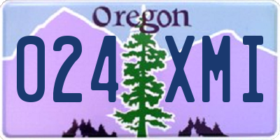 OR license plate 024XMI