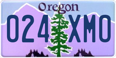 OR license plate 024XMO