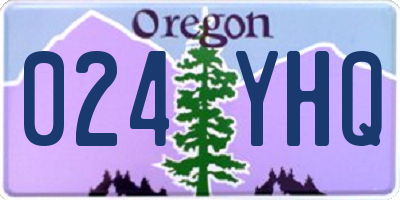 OR license plate 024YHQ