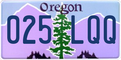 OR license plate 025LQQ