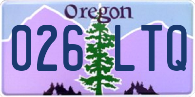 OR license plate 026LTQ