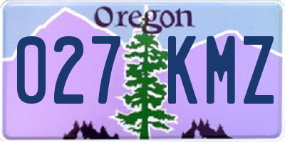 OR license plate 027KMZ