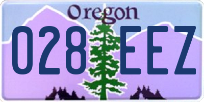 OR license plate 028EEZ