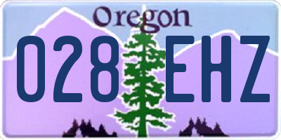 OR license plate 028EHZ