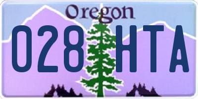 OR license plate 028HTA