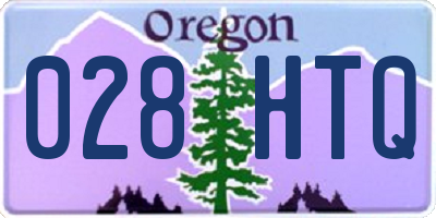 OR license plate 028HTQ