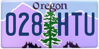 OR license plate 028HTU