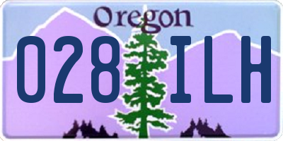 OR license plate 028ILH