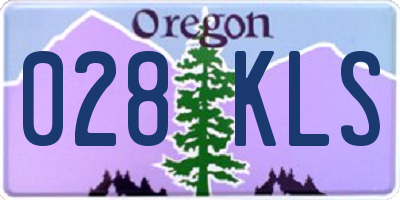 OR license plate 028KLS