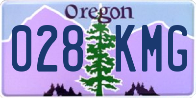OR license plate 028KMG