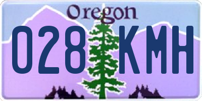 OR license plate 028KMH