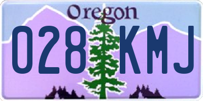 OR license plate 028KMJ