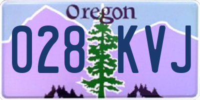 OR license plate 028KVJ
