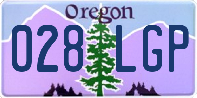 OR license plate 028LGP