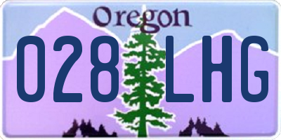 OR license plate 028LHG