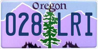 OR license plate 028LRI