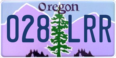 OR license plate 028LRR