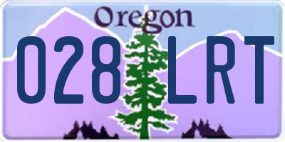 OR license plate 028LRT