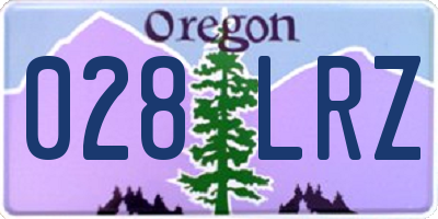 OR license plate 028LRZ