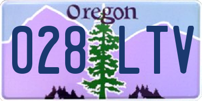 OR license plate 028LTV
