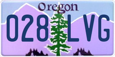 OR license plate 028LVG