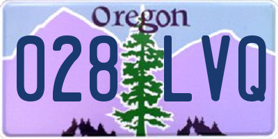 OR license plate 028LVQ