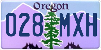 OR license plate 028MXH