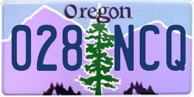 OR license plate 028NCQ