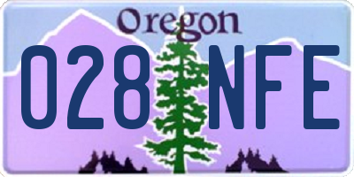 OR license plate 028NFE