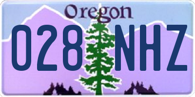 OR license plate 028NHZ
