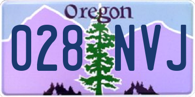 OR license plate 028NVJ