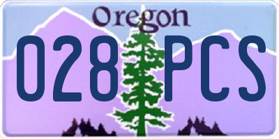 OR license plate 028PCS