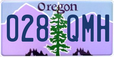 OR license plate 028QMH