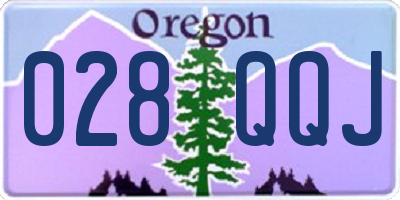 OR license plate 028QQJ