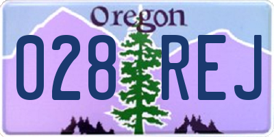 OR license plate 028REJ