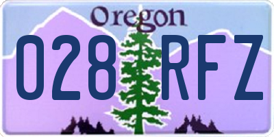 OR license plate 028RFZ