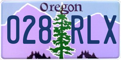 OR license plate 028RLX