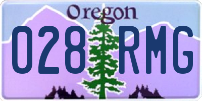 OR license plate 028RMG